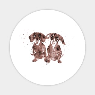 Dachshund, Dachshund couple Magnet